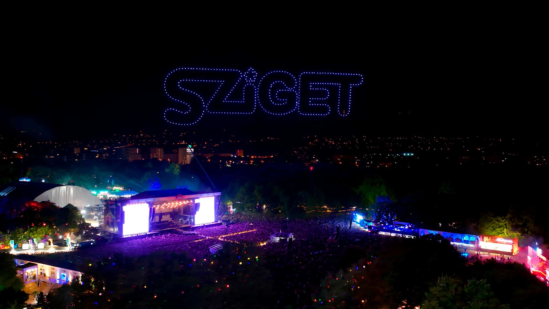 sziget fest drone show